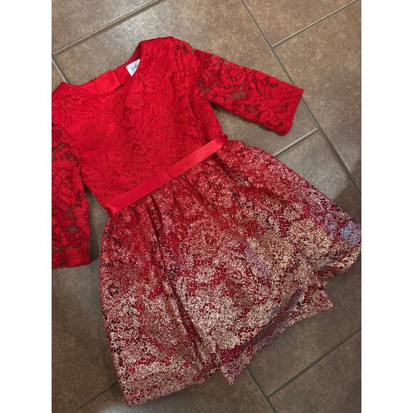 Girls red dress 2T - Picture 2 of 4